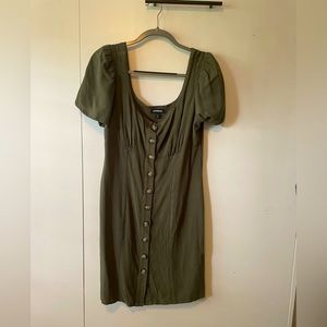 EXPRESS green dress 💚